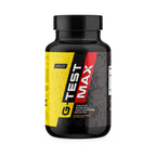 Supplement bottle labeled 'G-Test Max' on a white background